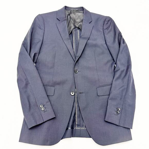 Theory Men's Decatur HL / Lexus Black Wool Two-Button Blazer Size 36 Regular - Picture 1 of 5